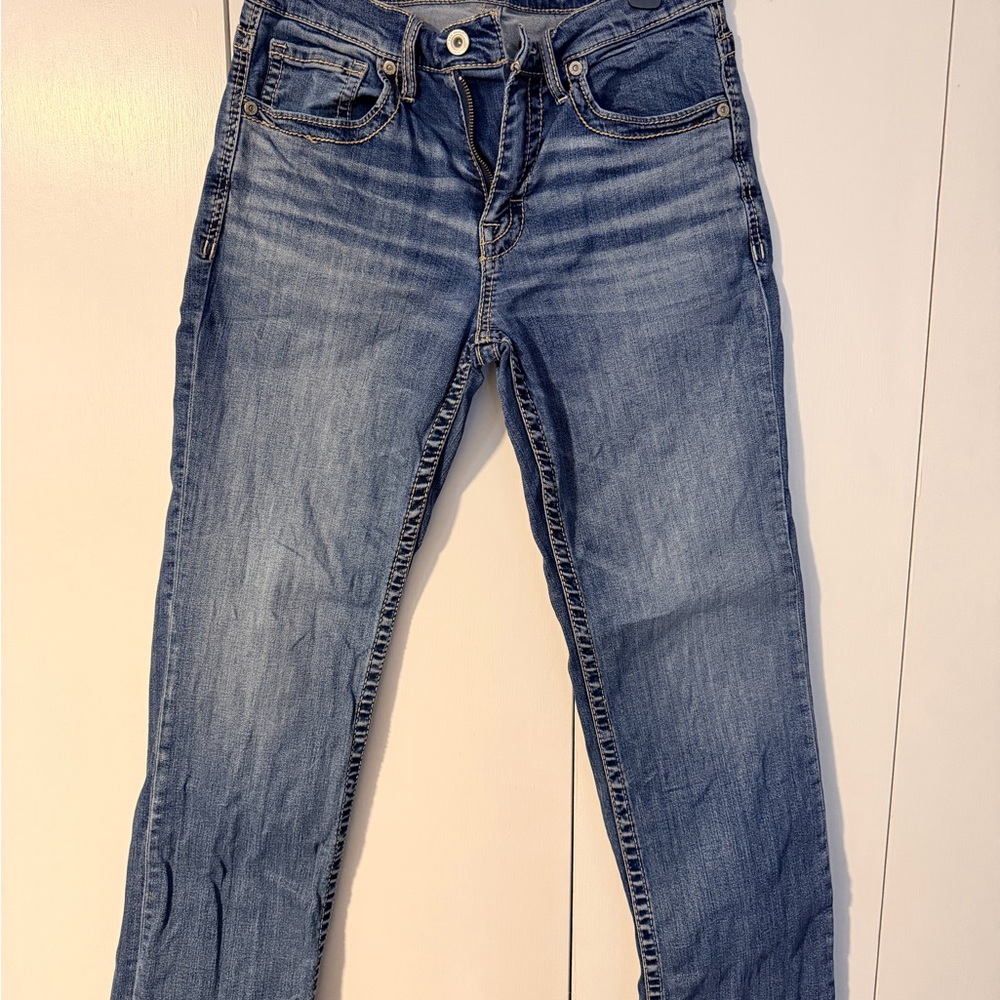BKE Blue Bootcut Jeans for Men